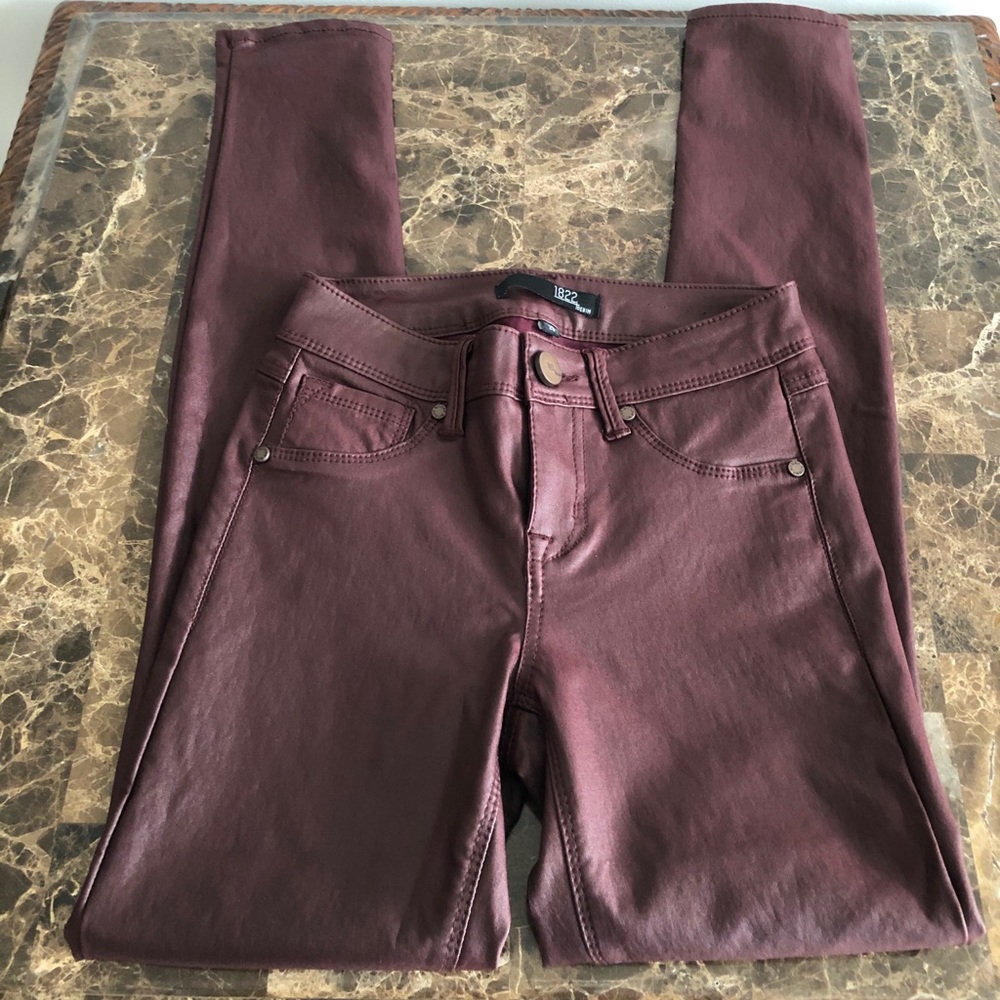 1822 Denim | Wine Coated Skinny Denim 25